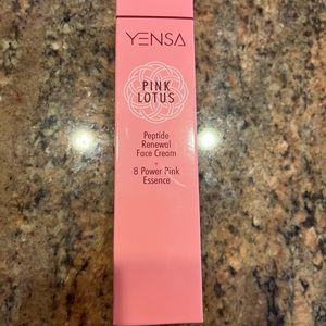 YENSA Pink Lotus Peptide Renewal Face Cream + 8 Power Pink Essence